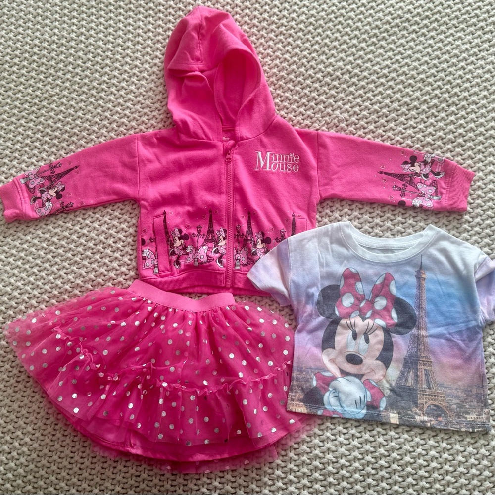 Disney Minnie Mouse 3 pieces outfit SOLD‼️